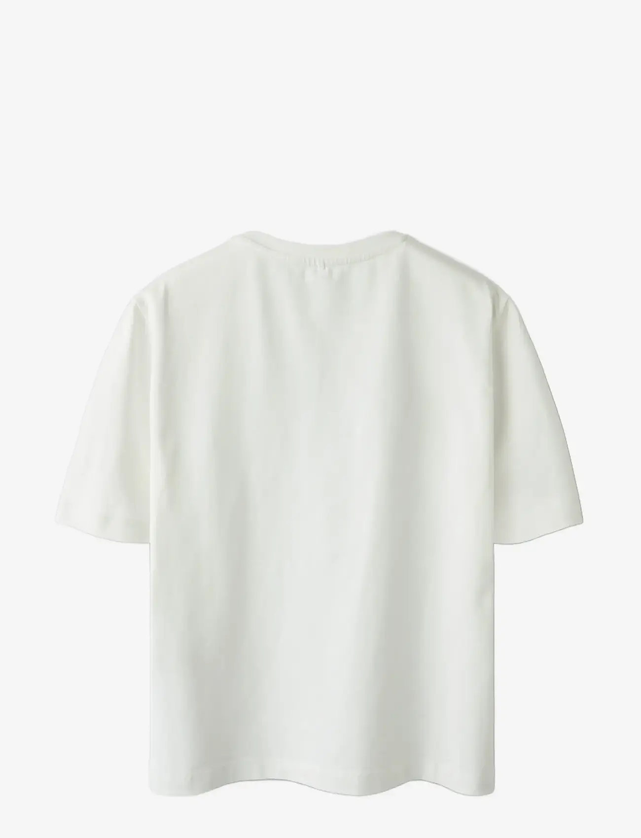 name it - NKMOCOLA FIFAE SS NREG TOP BOX VDE - lühikeste varrukatega t-särgid - cloud dancer - 2