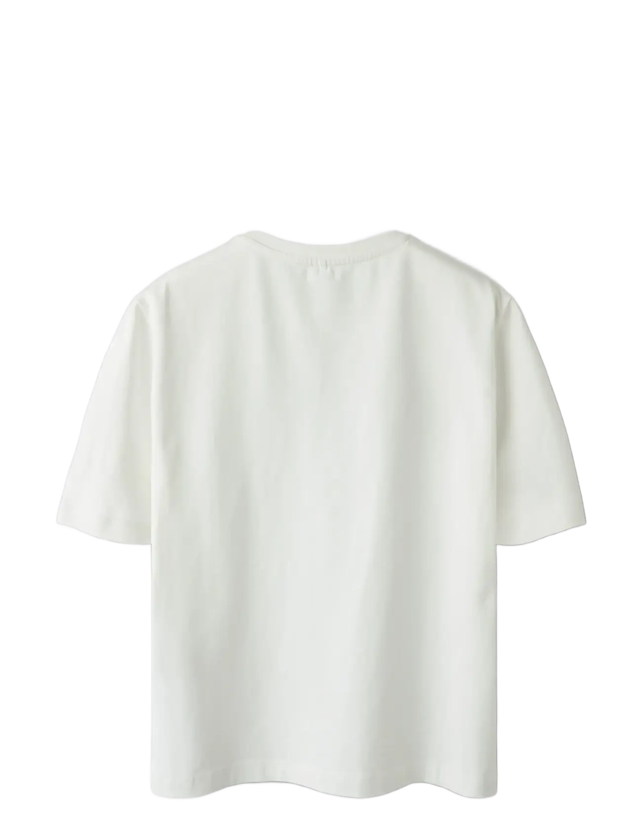 name it - NKMOCOLA FIFAE SS NREG TOP BOX VDE - lühikeste varrukatega t-särgid - cloud dancer - 2