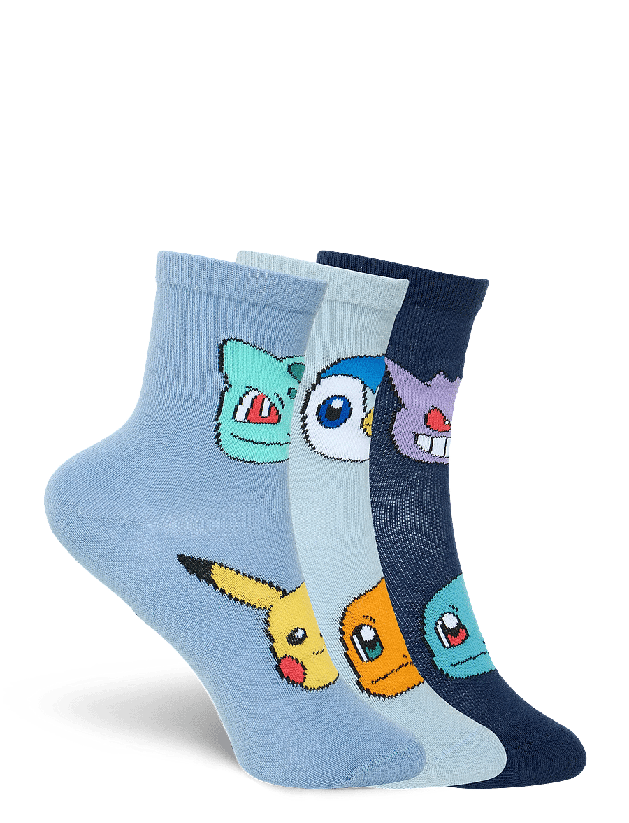 name it - NMMNORIS POKEMON 3P SOCK SKY - sokid - navy blazer - 1