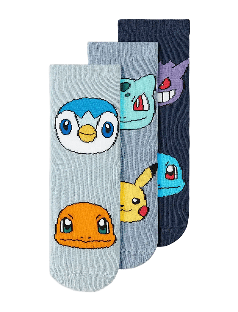 name it - NMMNORIS POKEMON 3P SOCK SKY - navy blazer - 2
