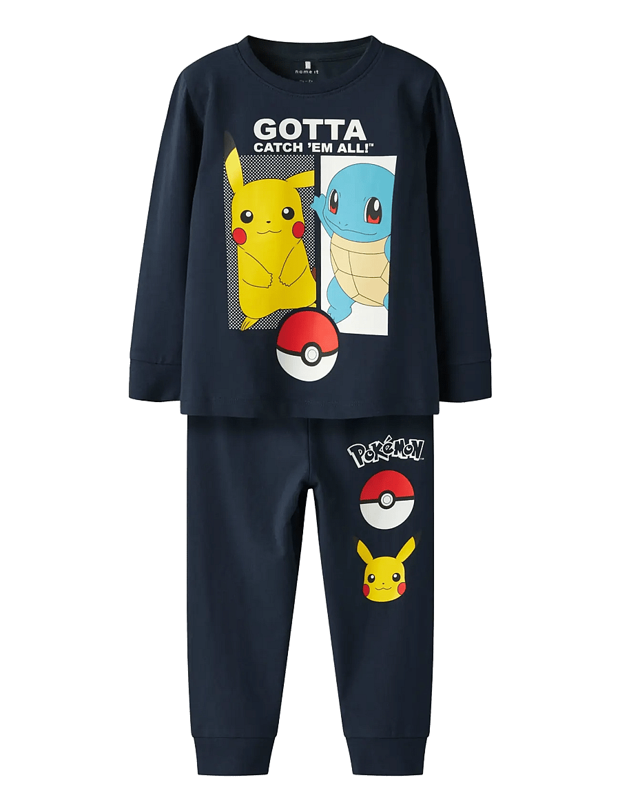 name it - NMMOSTYR POKEMON LS NIGHTSET SKY - pyjama-sets - navy blazer - 1
