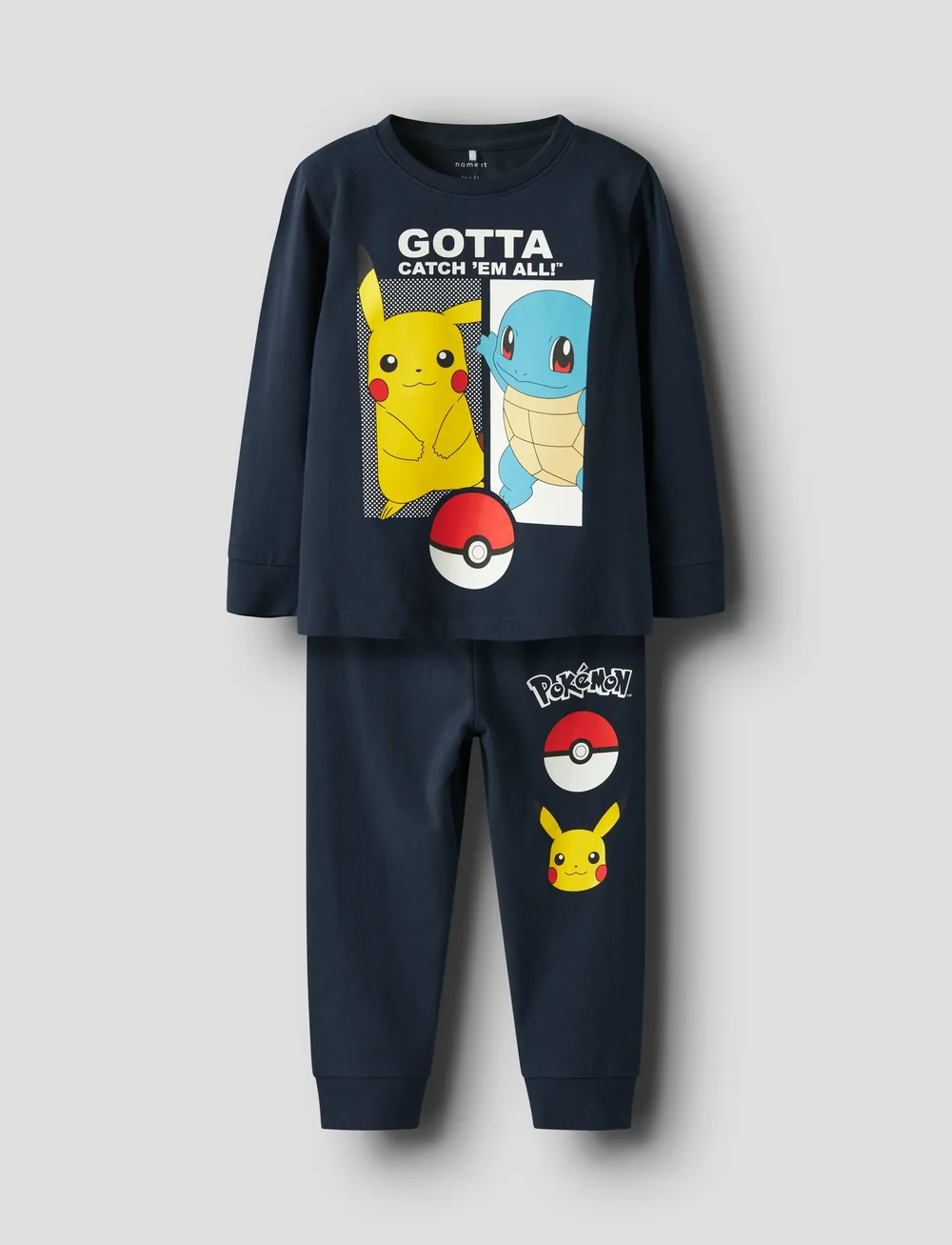 name it - NMMOSTYR POKEMON LS NIGHTSET SKY - pyjama-sets - navy blazer - 0