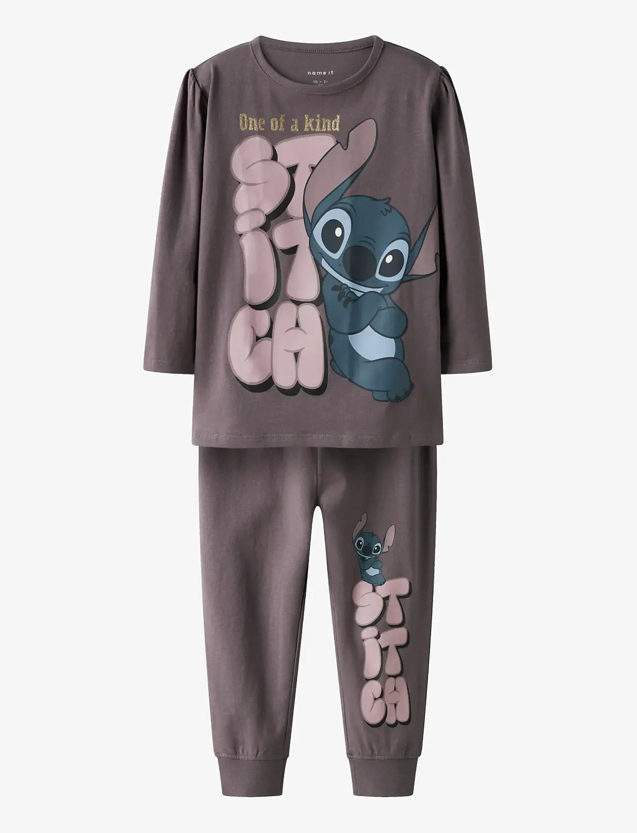 name it - NMFOLINA STITCH LS NIGHTSET WDI - pyjamasset - moonscape - 1