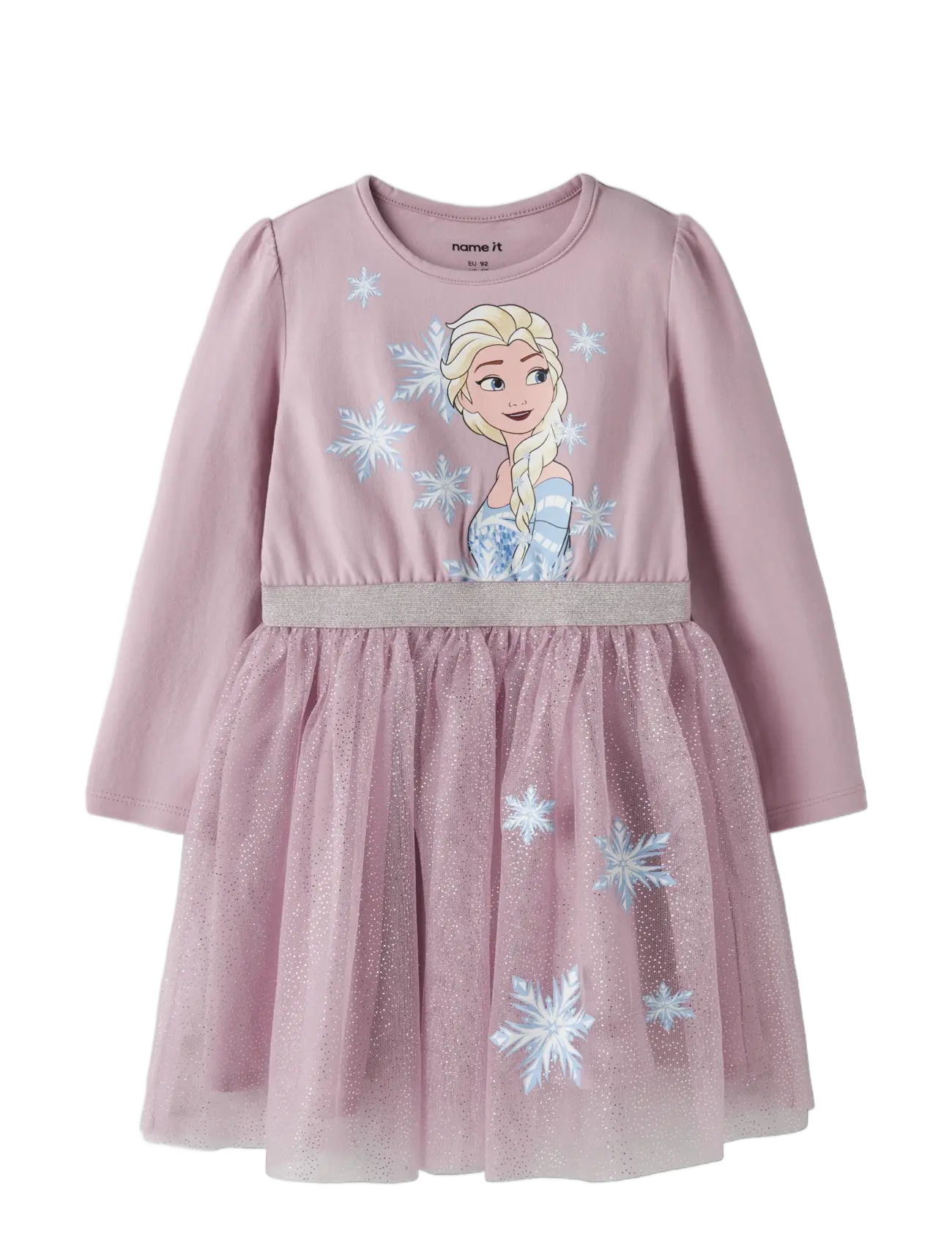 name it - NMFOSIMI FROZEN LS TULLE DRESS NOOS WDI - pikkade varrukatega vabaajakleidid - keepsake lilac - 2