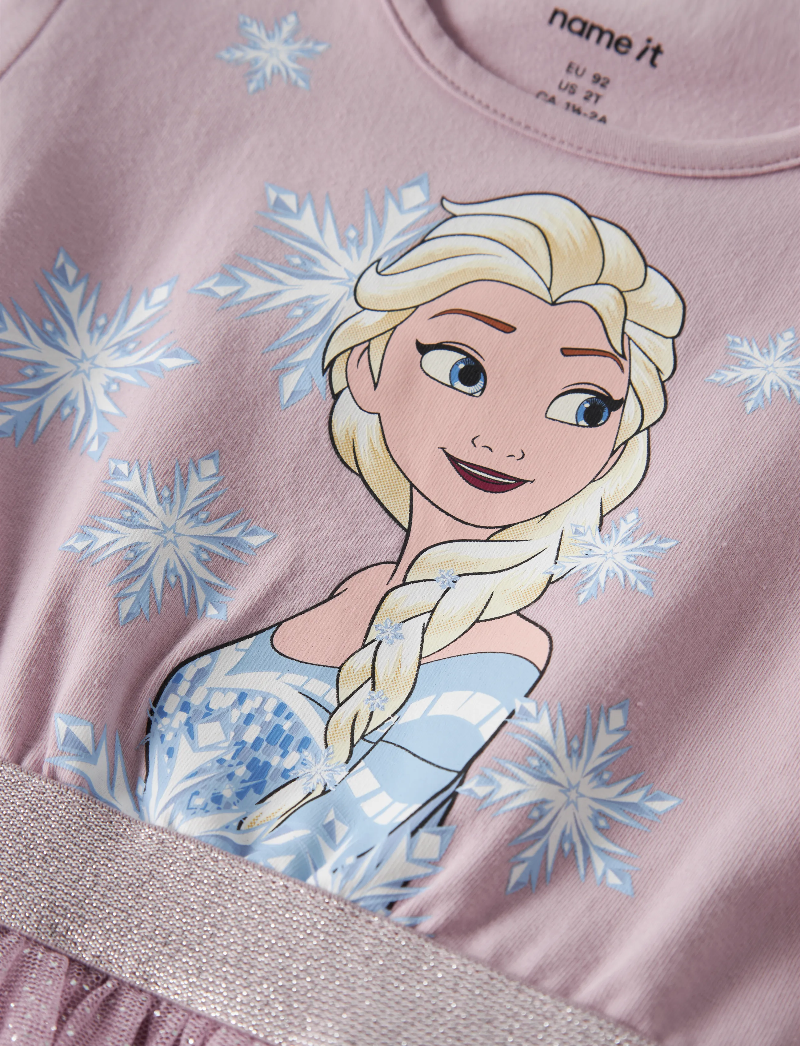 name it - NMFOSIMI FROZEN LS TULLE DRESS NOOS WDI - pikkade varrukatega vabaajakleidid - keepsake lilac - 3