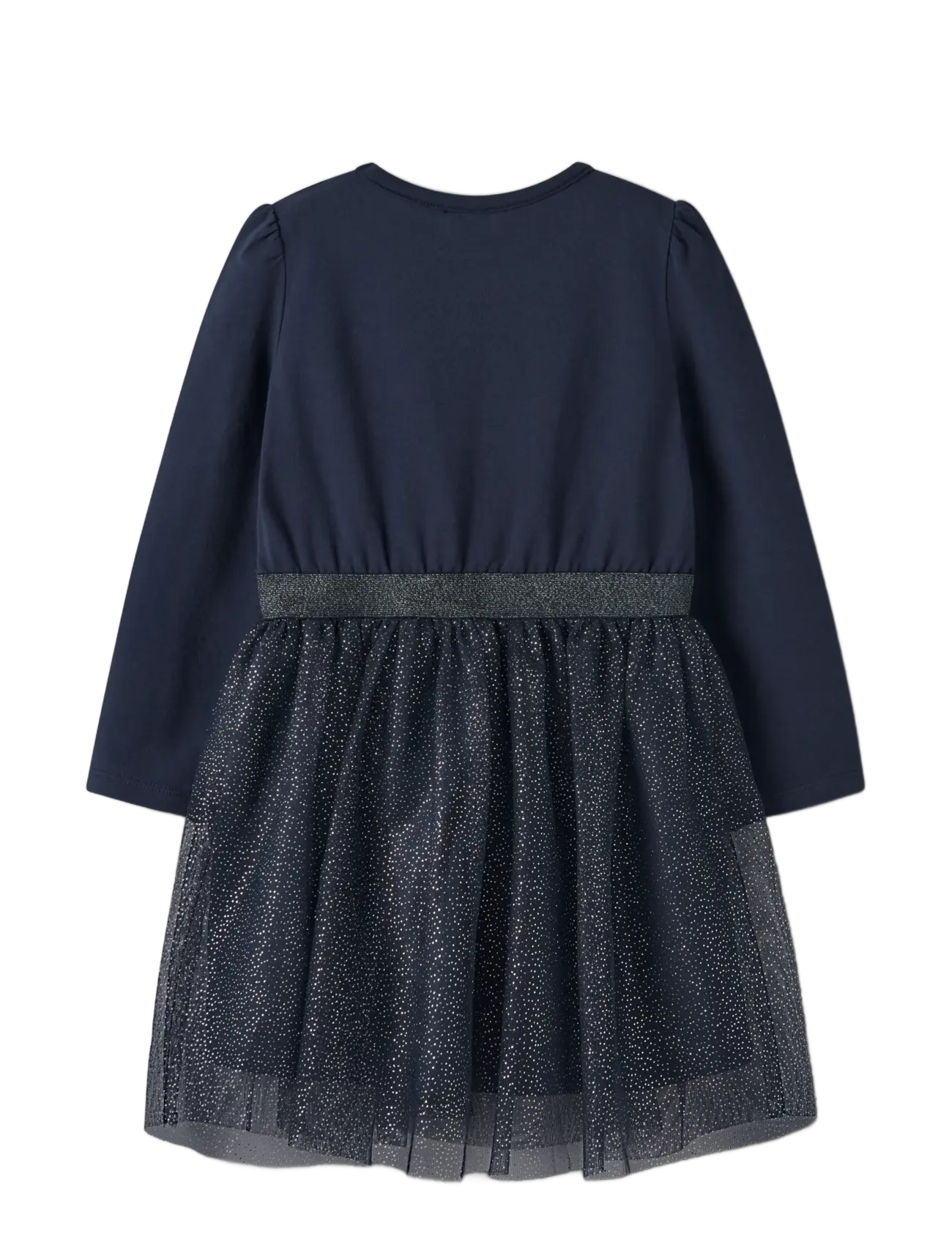 name it - NMFOSIMI FROZEN LS TULLE DRESS NOOS WDI - pikkade varrukatega vabaajakleidid - navy blazer - 1