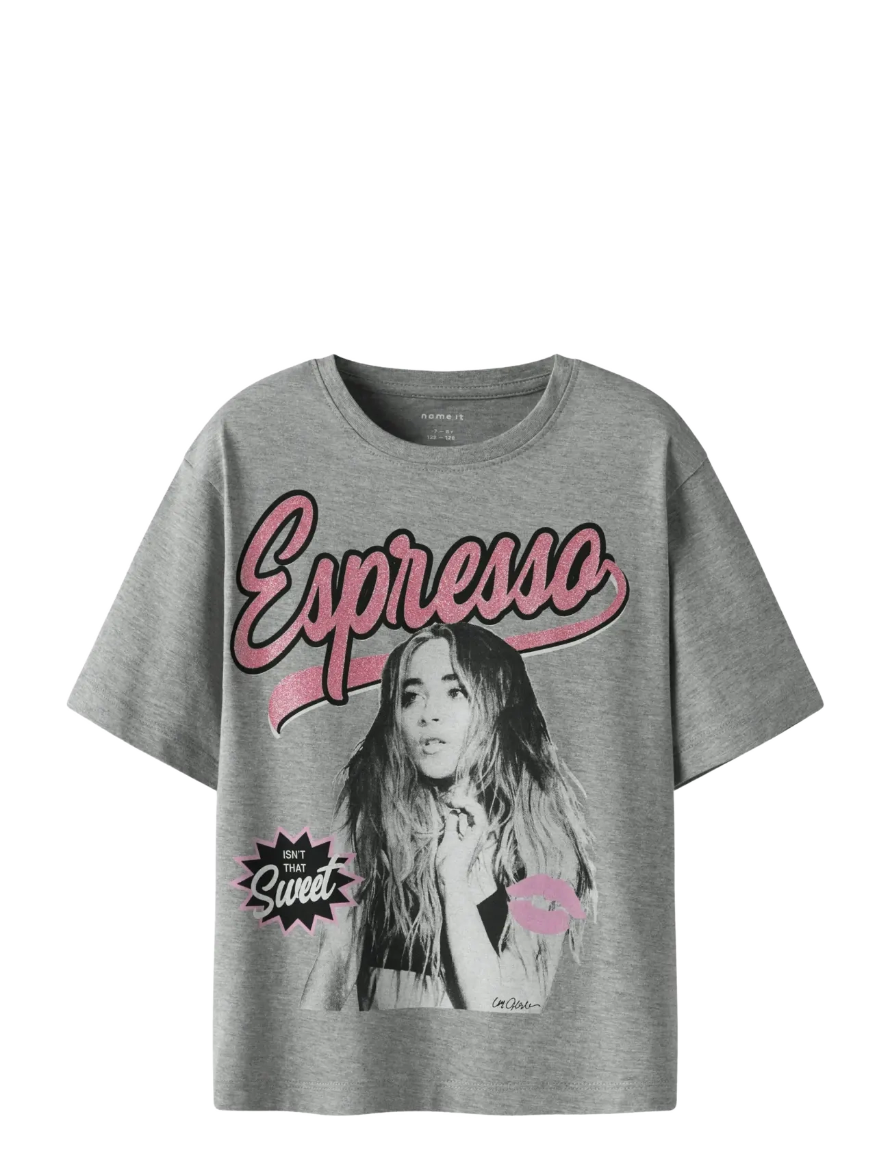 name it NKFODASSA CICONS SS NREG TOP BOX SKY - Nach Größe einkaufen - GREY MELANGE / grey