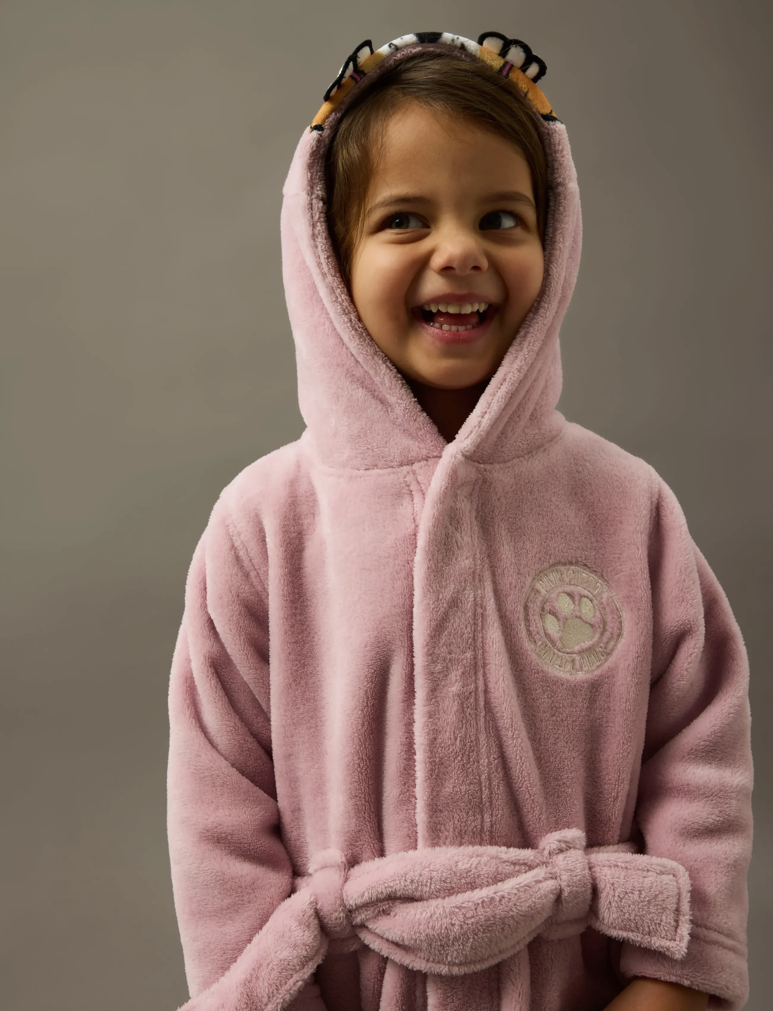 name it - NMFNASINA PAW BATHROBE CPLG - keepsake lilac - 3