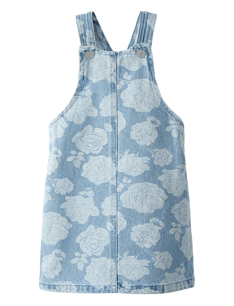 name it - NMFSILLA DNM BIB SKIRT 2121-ZA H - light blue denim - 1