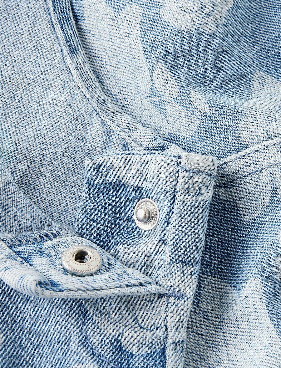 name it - NMFSILLA DNM BIB SKIRT 2121-ZA H - light blue denim - 3