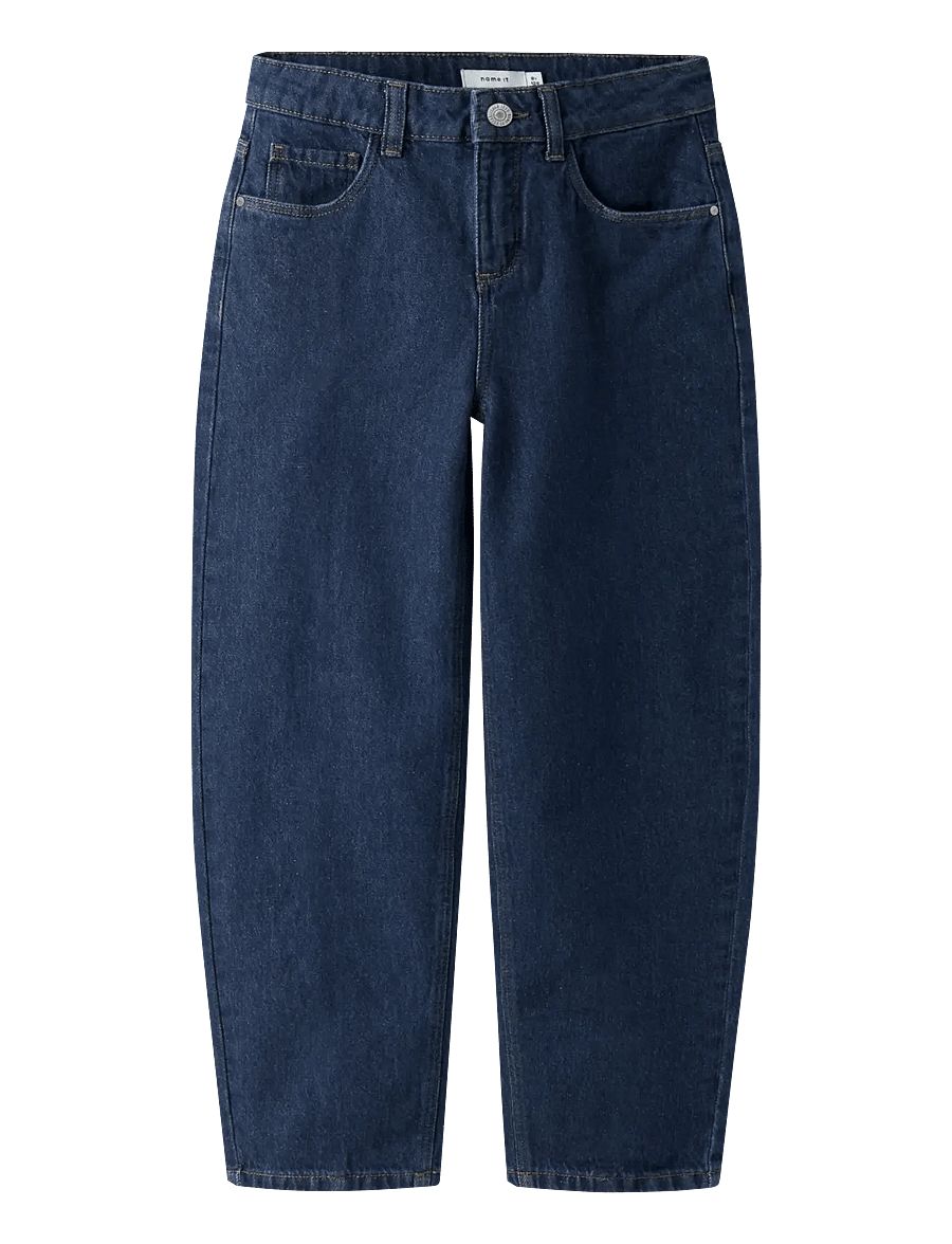 name it - NKFBELLA BALLOON JEANS 2105-RM B - loose jeans - dark blue denim - 1
