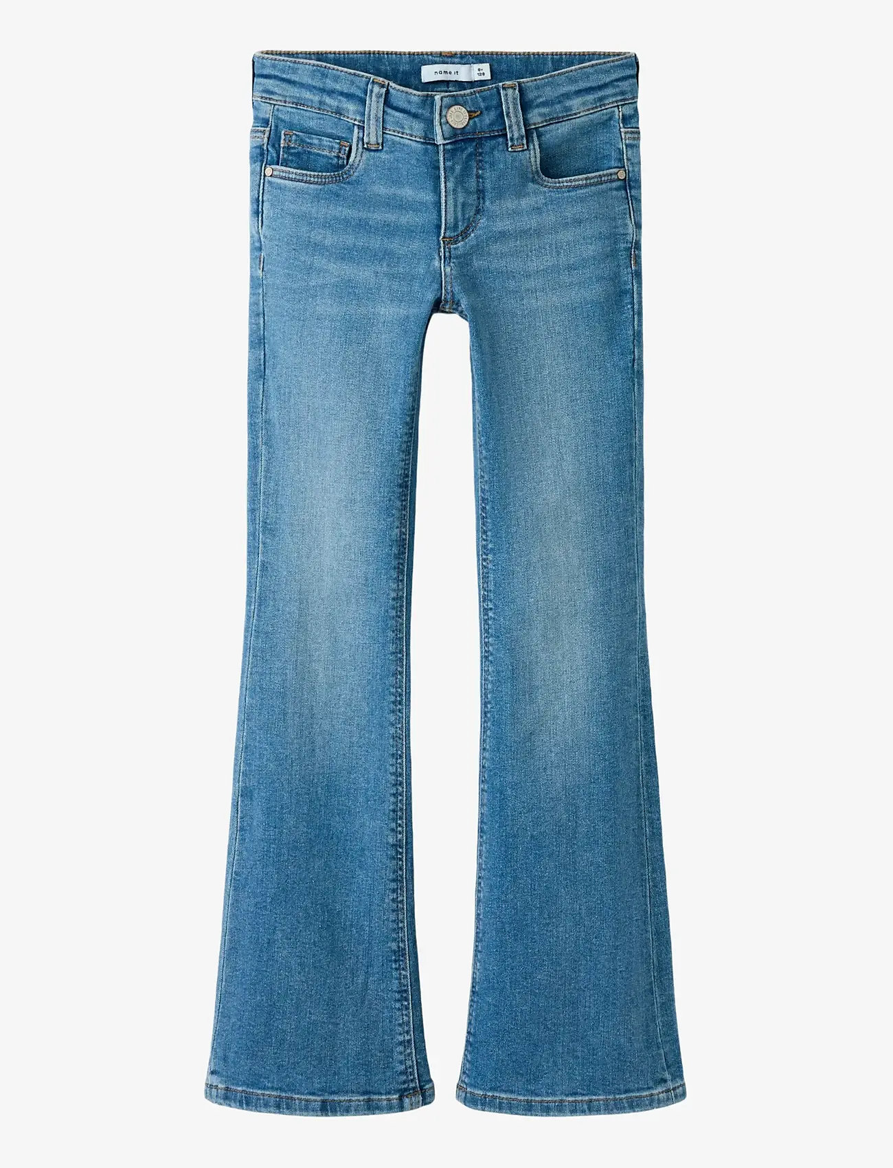 name it - NKFPOLLY LW BOOT JEANS 2340-FR T - bootcut jeans - medium blue denim - 1