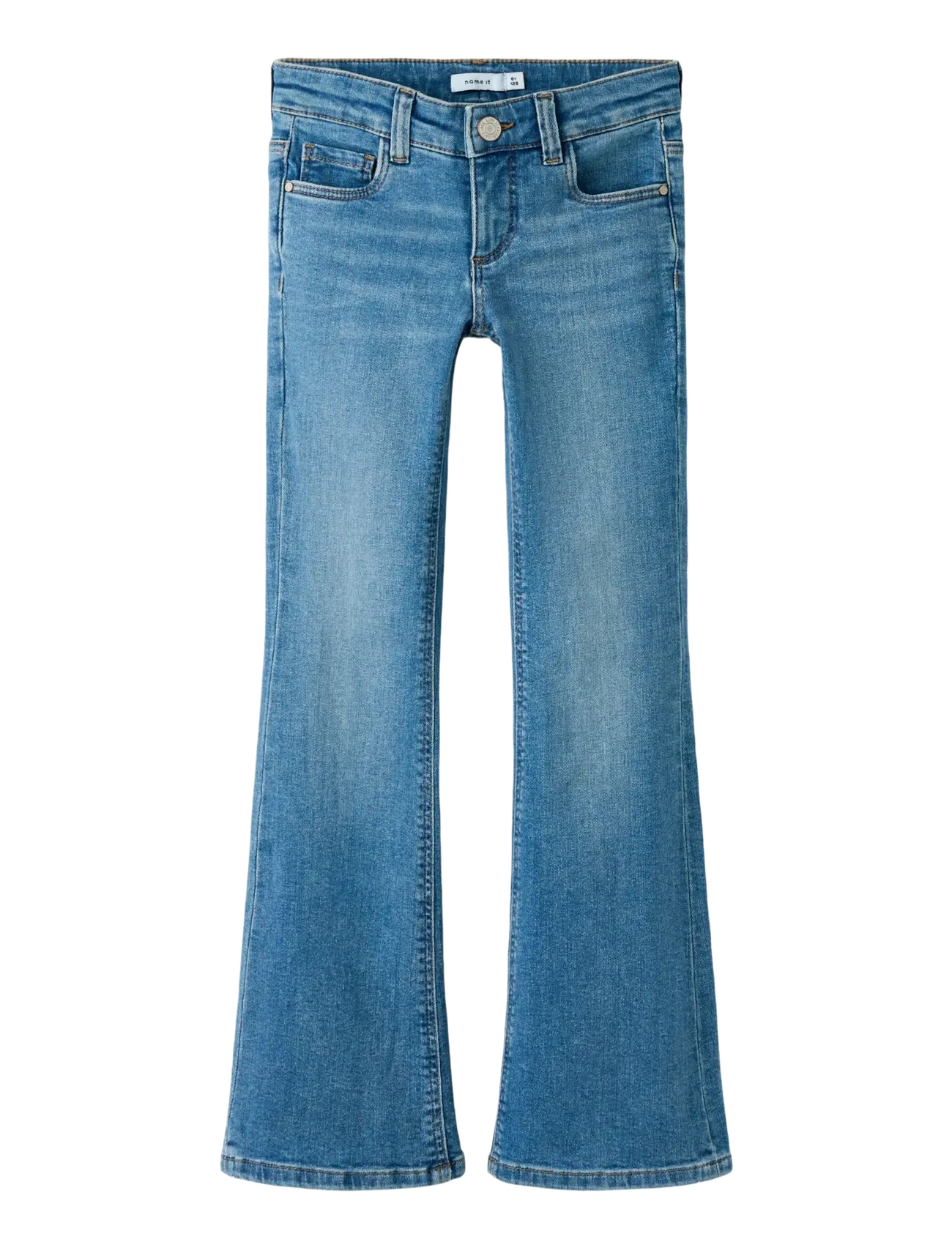 name it - NKFPOLLY LW BOOT JEANS 2340-FR T - bootcut jeans - medium blue denim - 0