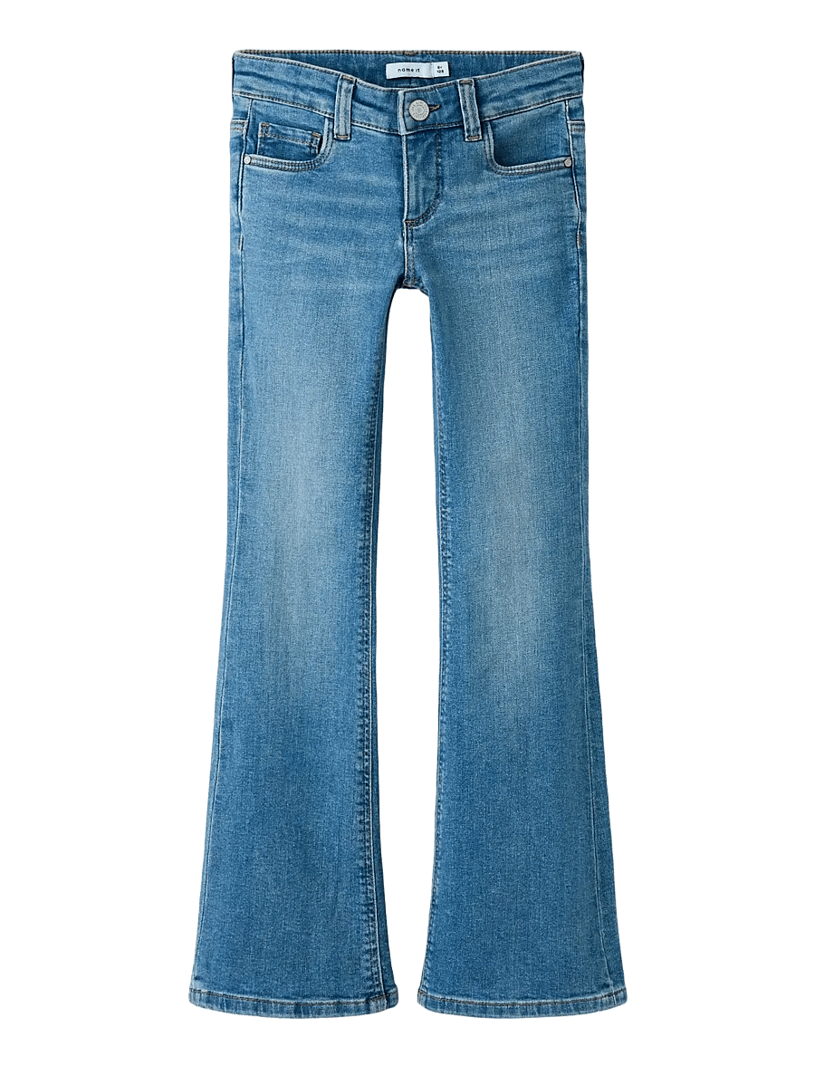name it - NKFPOLLY LW BOOT JEANS 2340-FR T - bootcut jeans - medium blue denim - 0