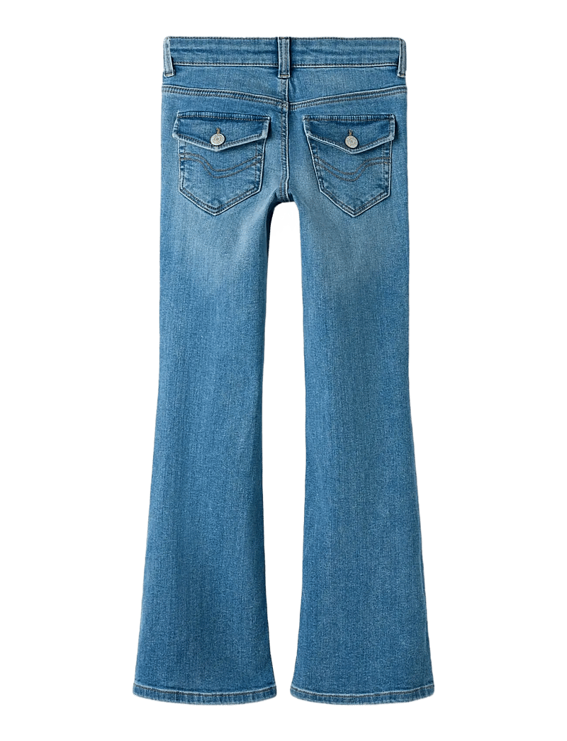 name it - NKFPOLLY LW BOOT JEANS 2340-FR T - bootcut jeans - medium blue denim - 2