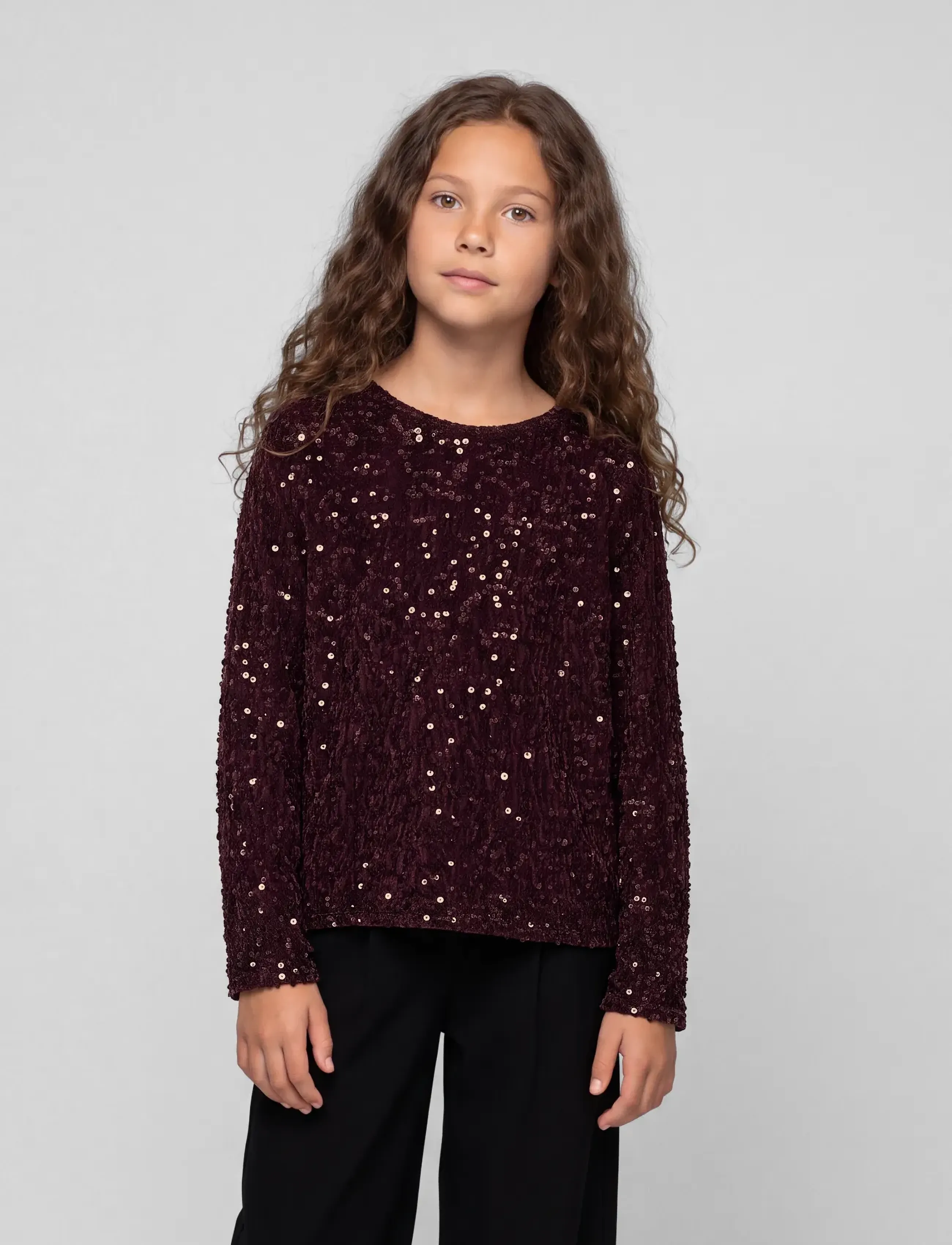 name it - NKFRUSITTA LS BOW BLOUSE - blusen & tuniken - catawba grape - 4