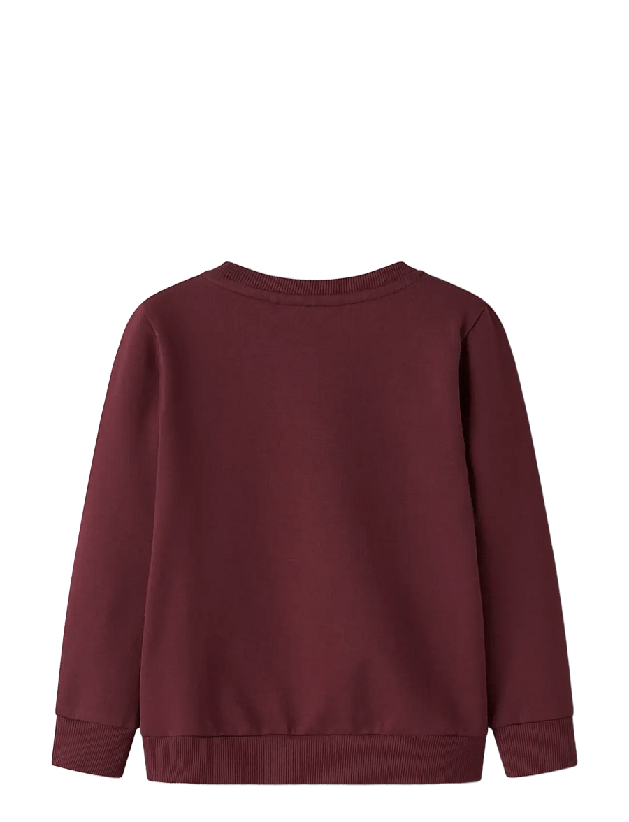 name it - NMFSETINA LS SWEAT BRU - sweatshirts - burgundy - 2