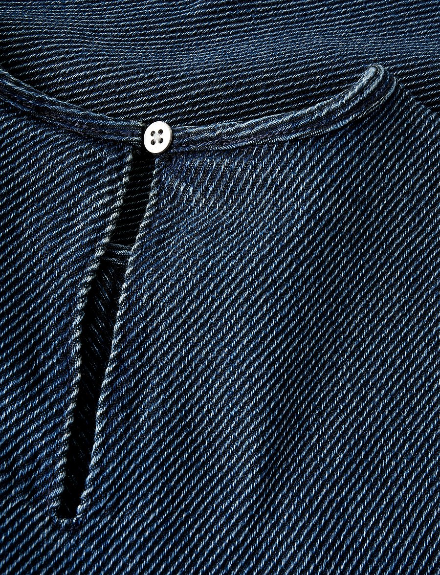 name it - NKFSOF DNM DRESS 4041-VR L - kortärmade vardagsklänningar - dark blue denim - 3