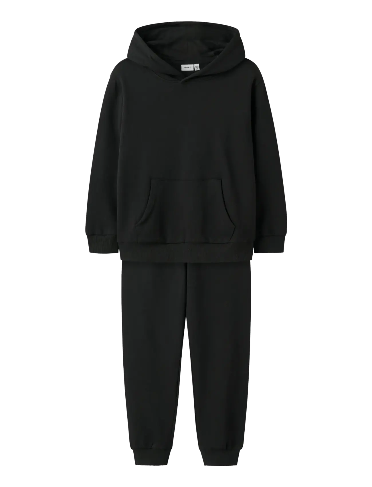 name it Nkmvian Sweat Set Bru Noos, Børn, Sweat Sæt, Sort, Str: 122