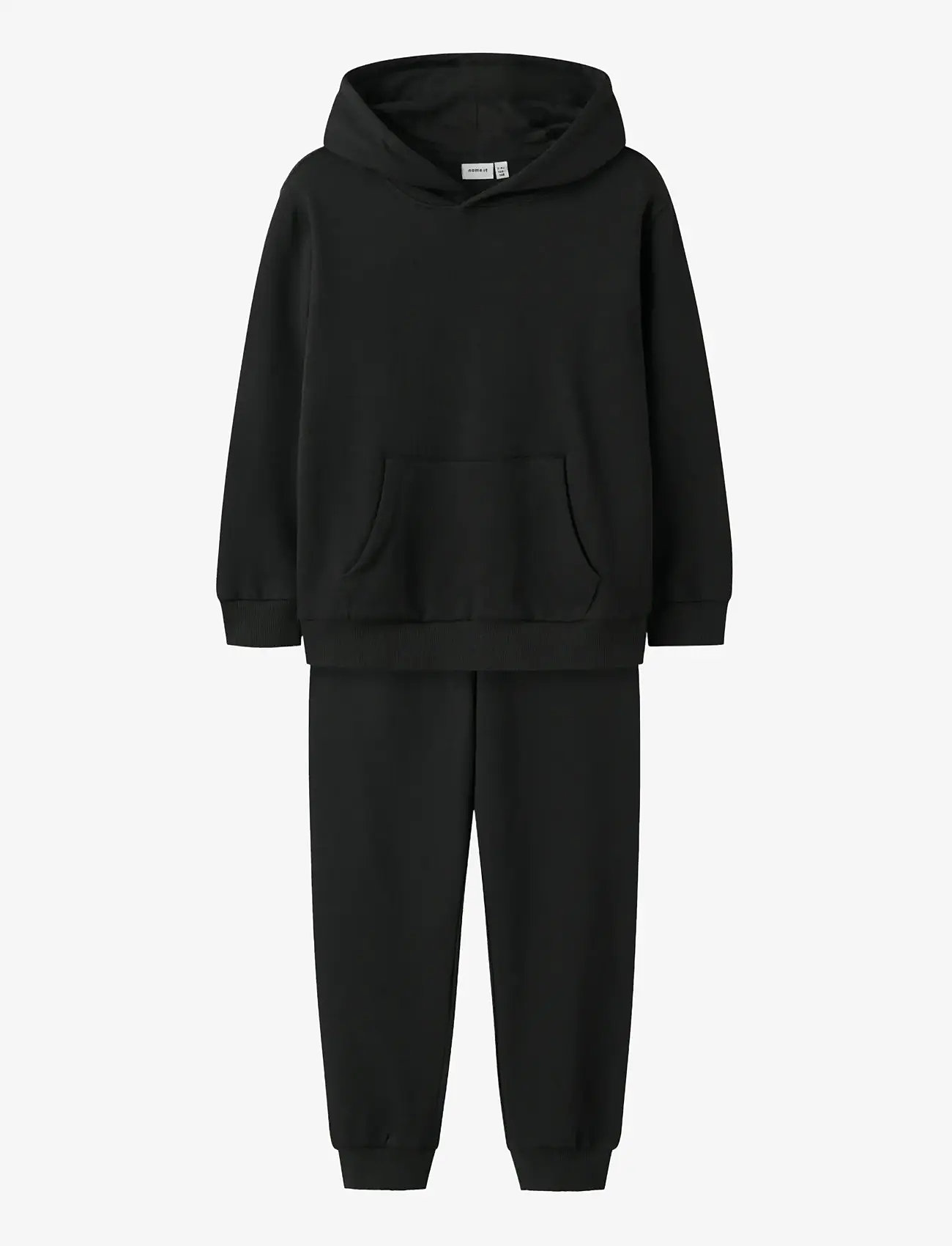 name it - NKMVIAN SWEAT SET BRU NOOS - verryttelypuvut - black - 0