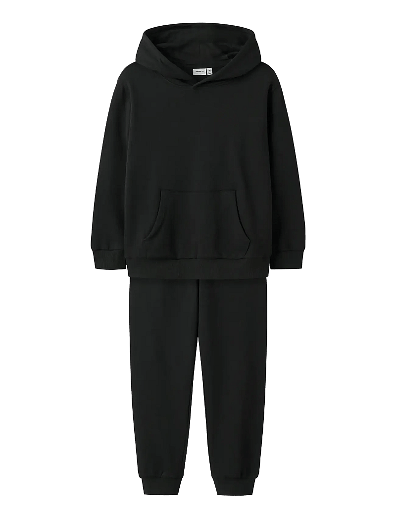 name it - NKMVIAN SWEAT SET BRU NOOS - sportanzüge - black - 0