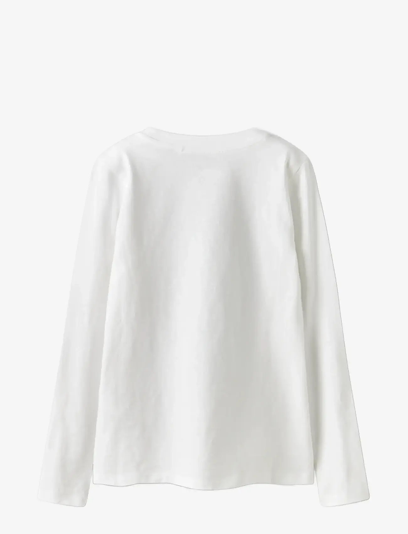 name it - NKFSAGA LS TOP - langærmede t-shirts - bright white - 1