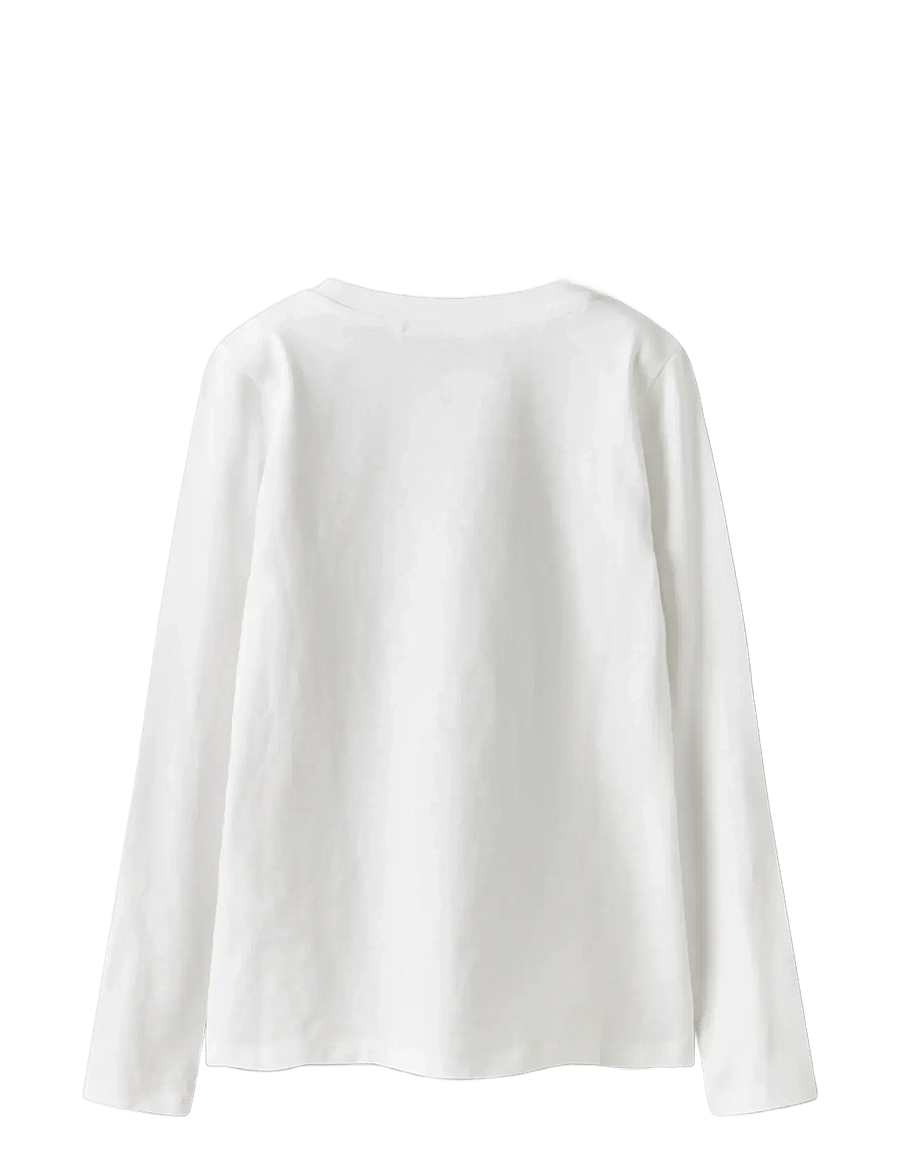 name it - NKFSAGA LS TOP - t-shirts à manches longues - bright white - 1