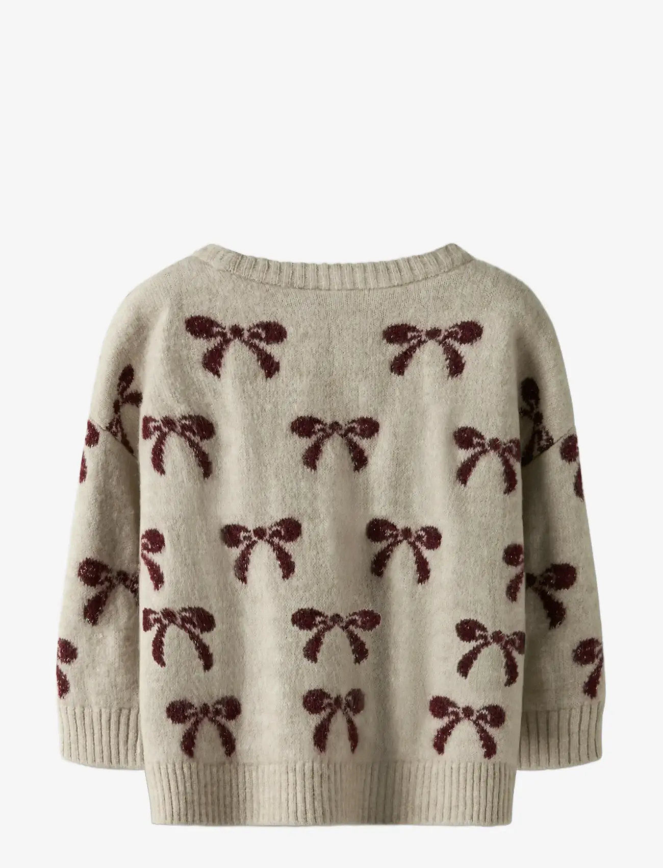 name it - NMFSENYA LS KNIT - neulepuserot - cement - 2