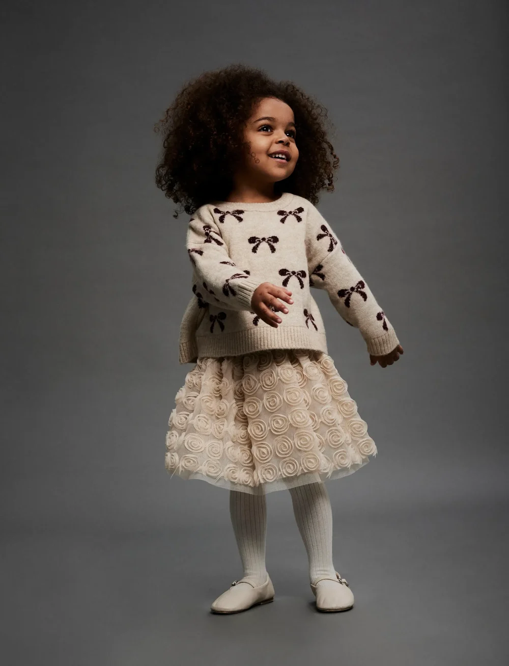 name it - NMFSENYA LS KNIT - trøjer - cement - 0