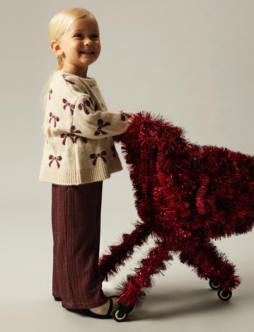 name it - NMFSENYA LS KNIT - trøjer - cement - 3