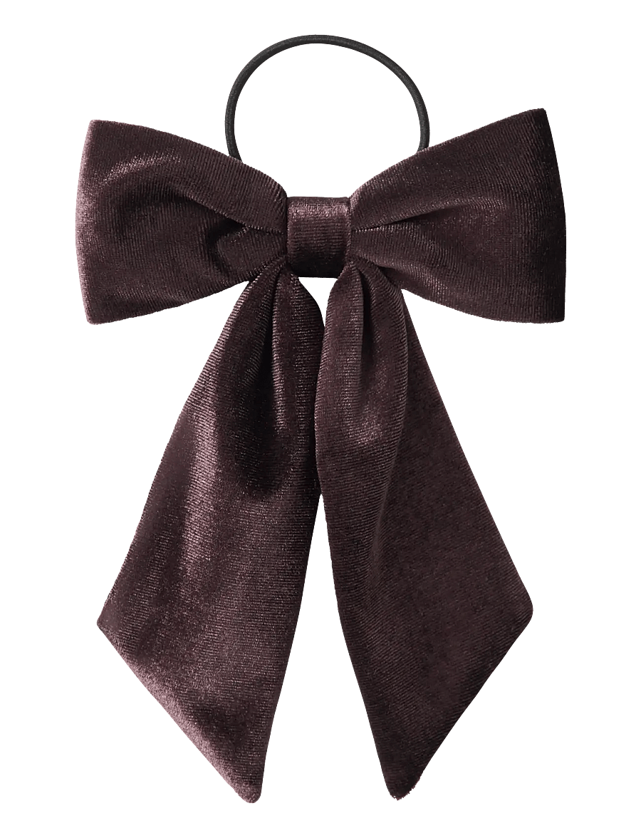 name it - NMFRELVET HAIRBOW - peavõrud - chocolate plum - 0