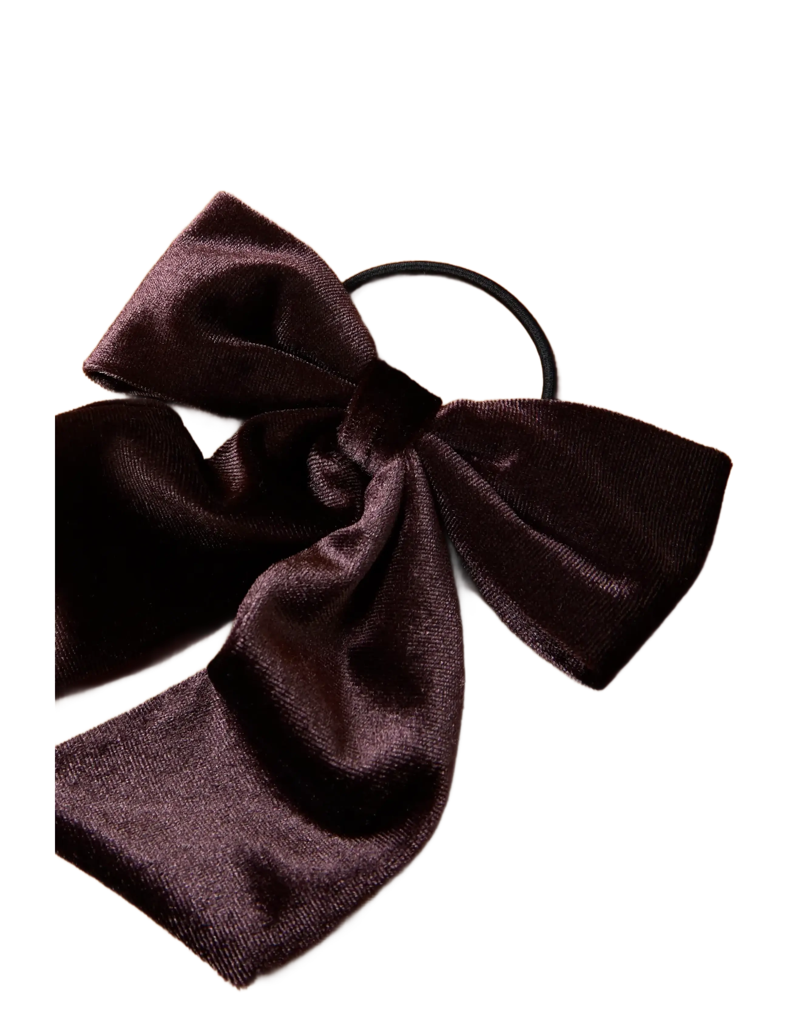 name it - NMFRELVET HAIRBOW - peavõrud - chocolate plum - 1