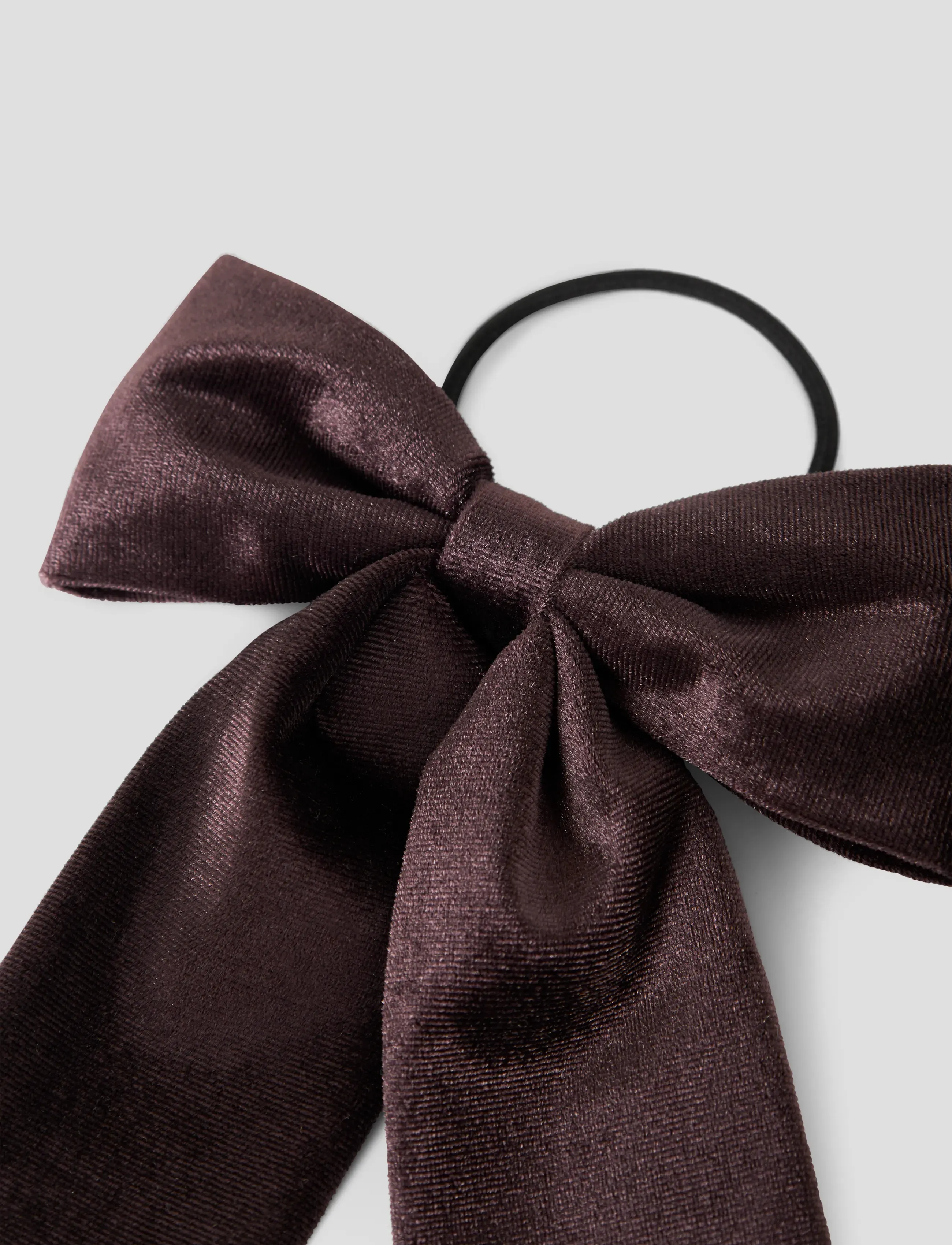 name it - NMFRELVET HAIRBOW - peavõrud - chocolate plum - 2
