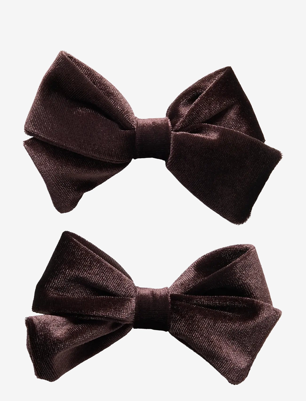 name it Nmfrelvet 2P Hairclips - Brown - ONE SIZE