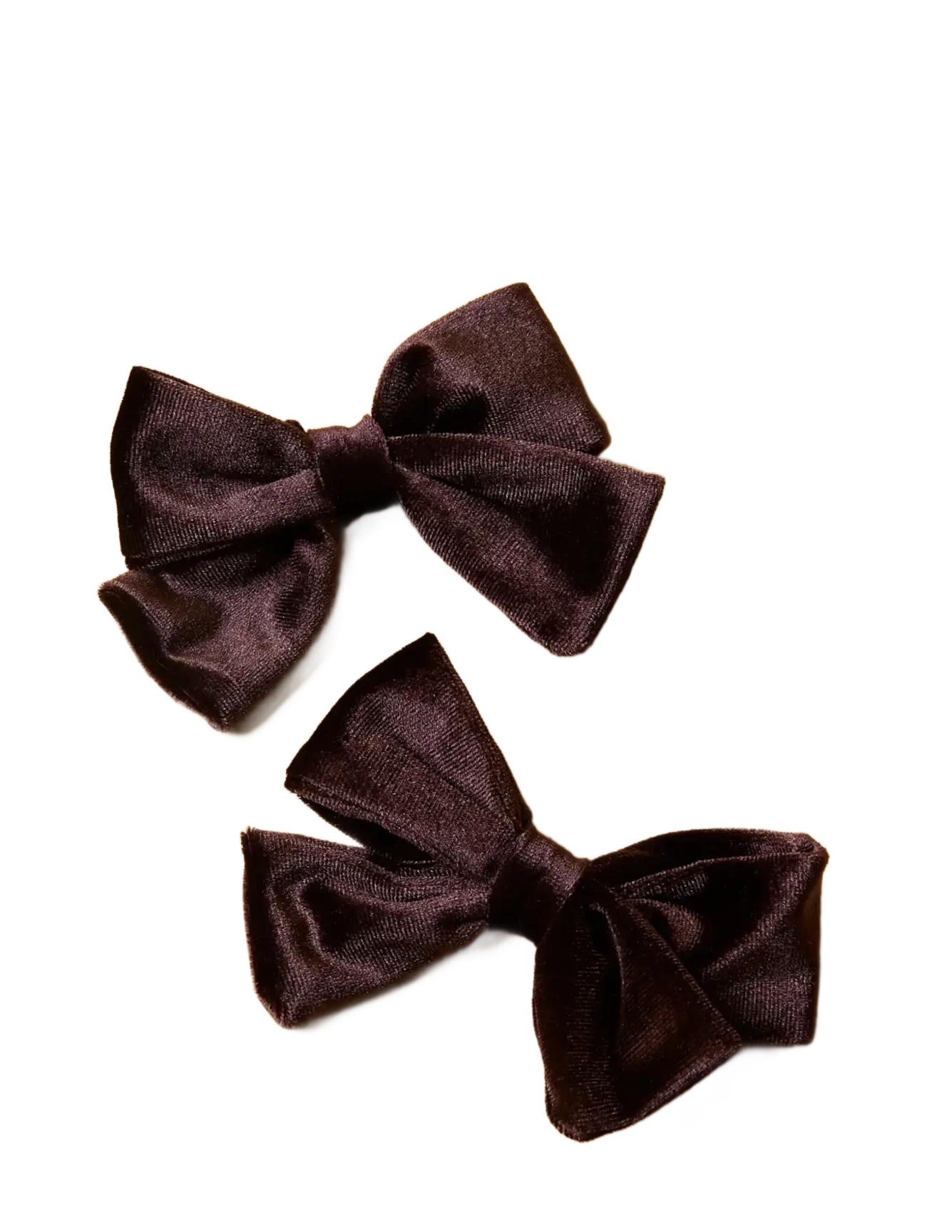 name it - NMFRELVET 2P HAIRCLIPS - juukseklambrid - chocolate plum - 3
