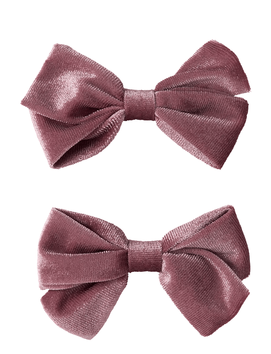 name it - NMFRELVET 2P HAIRCLIPS - juukseklambrid - mauve shadows - 0