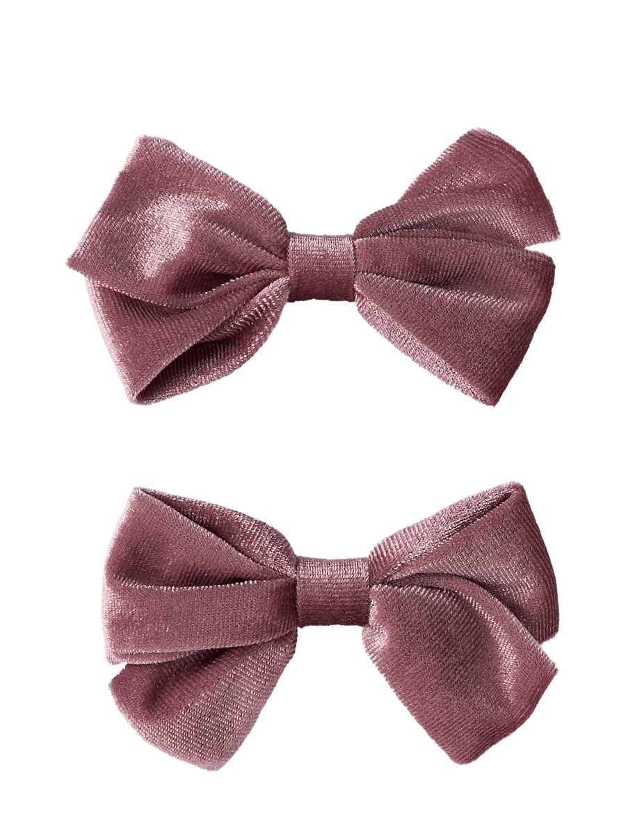 name it - NMFRELVET 2P HAIRCLIPS - juukseklambrid - mauve shadows - 1
