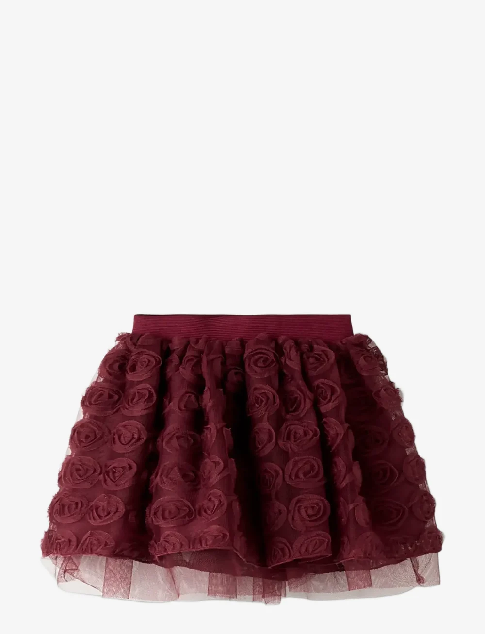 name it - NMFSYKIA TULLE SKIRT - tyllkjolar - burgundy - 0