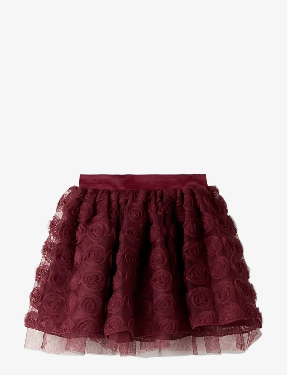 name it - NMFSYKIA TULLE SKIRT - tyllkjolar - burgundy - 1