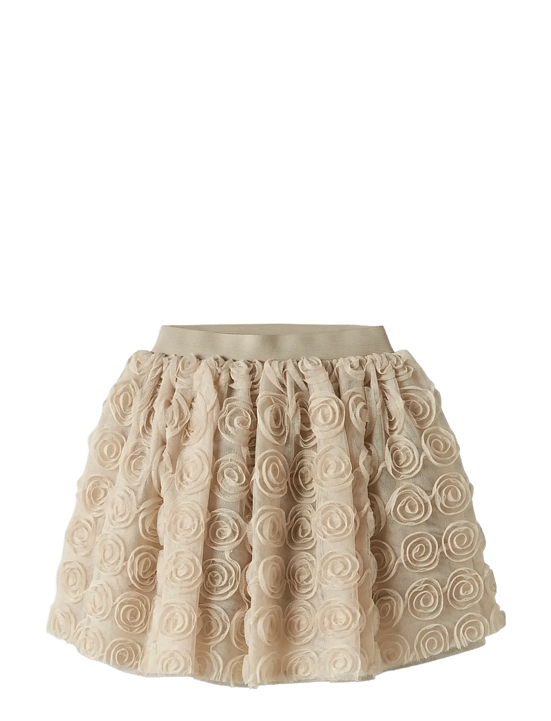name it - NMFSYKIA TULLE SKIRT - tylnederdel - cement - 1