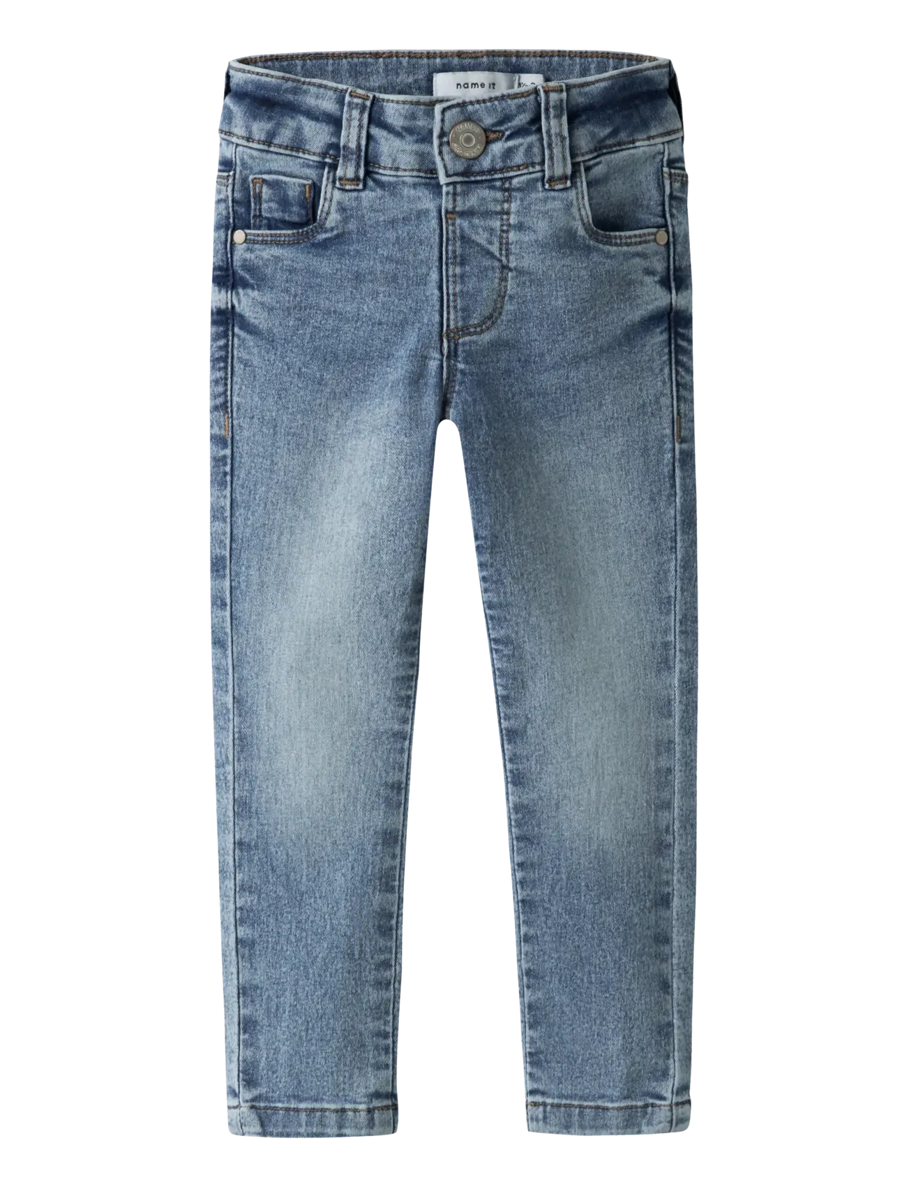 name it NMFPOLLY SKINNY JEANS 5070-LM NOOS - 4 for 3 - MEDIUM BLUE DENIM / blue