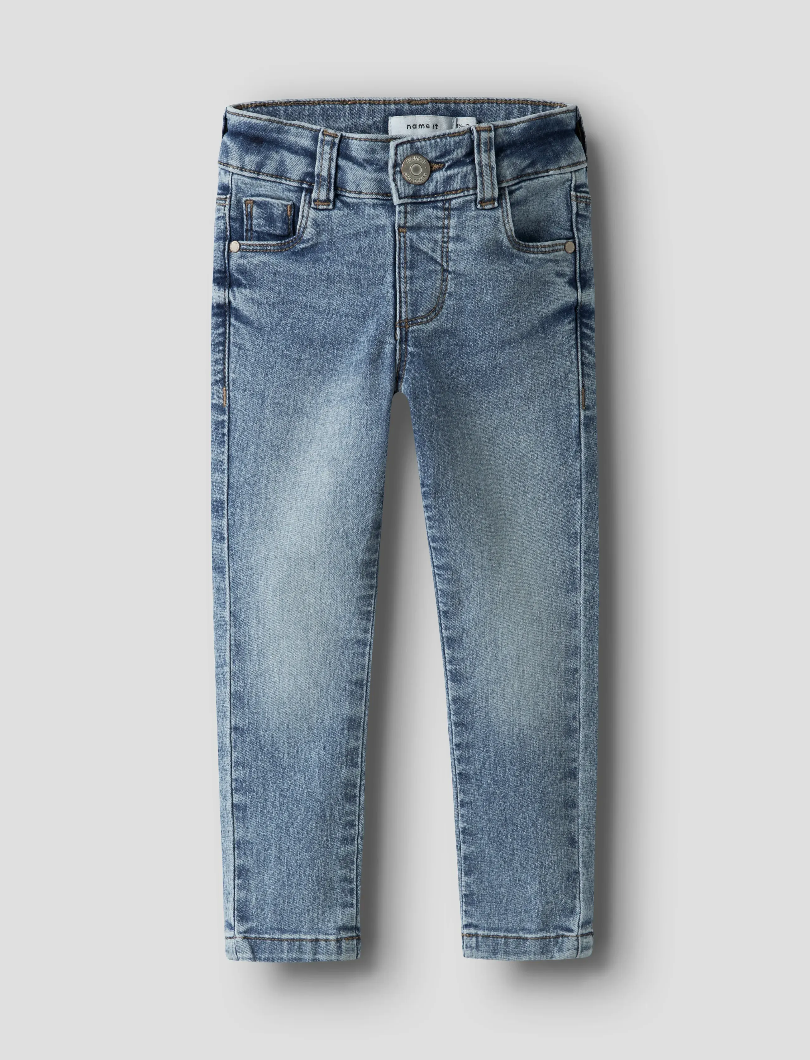 name it Nmfpolly Skinny Jeans 5070-Lm Noos, Børn, Skinny Jeans, Blå, Str: 122