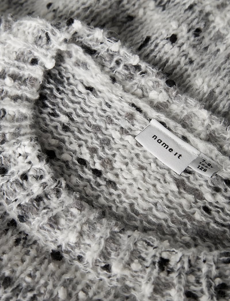 name it - NKFSARAMALI LS LOOSE SH KNIT - trøjer - cloud dancer - 2