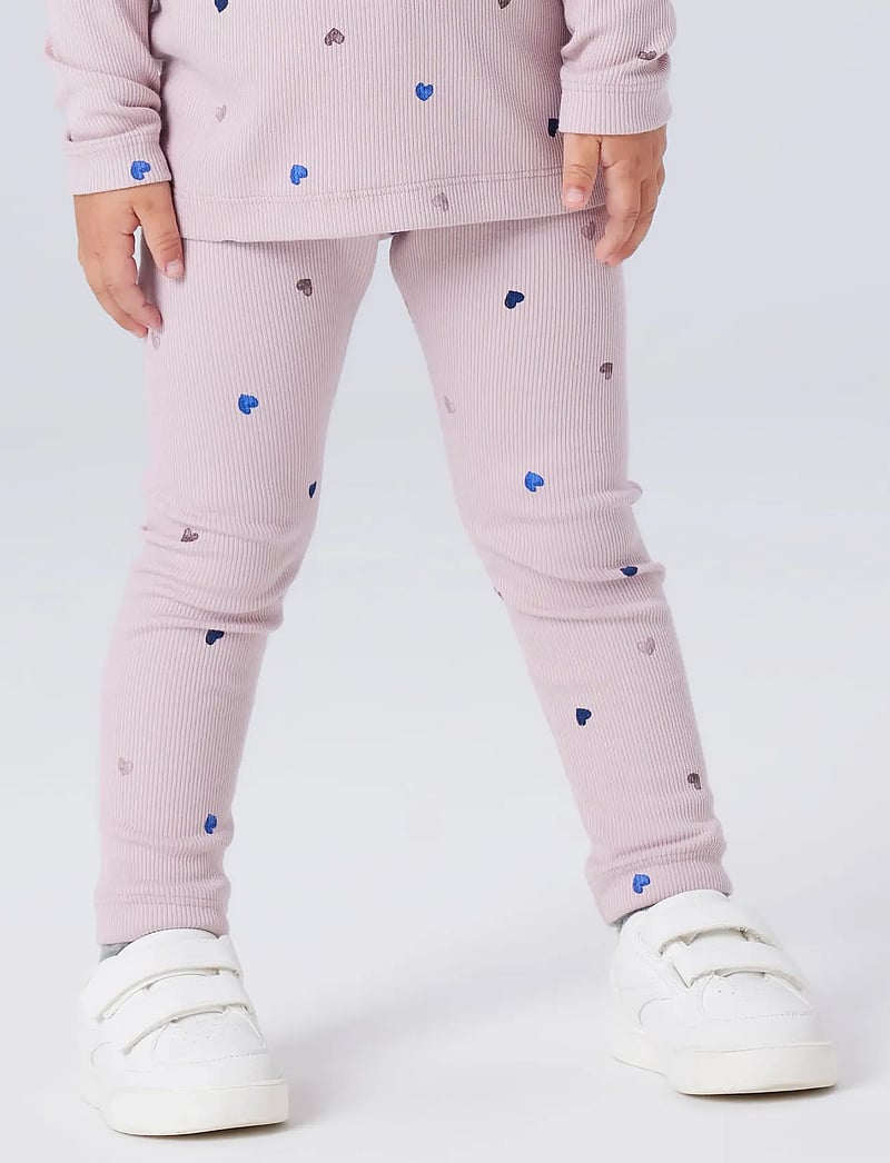 name it - NMFNUTTI LEGGING NOOS - leggings - burnished lilac - 0