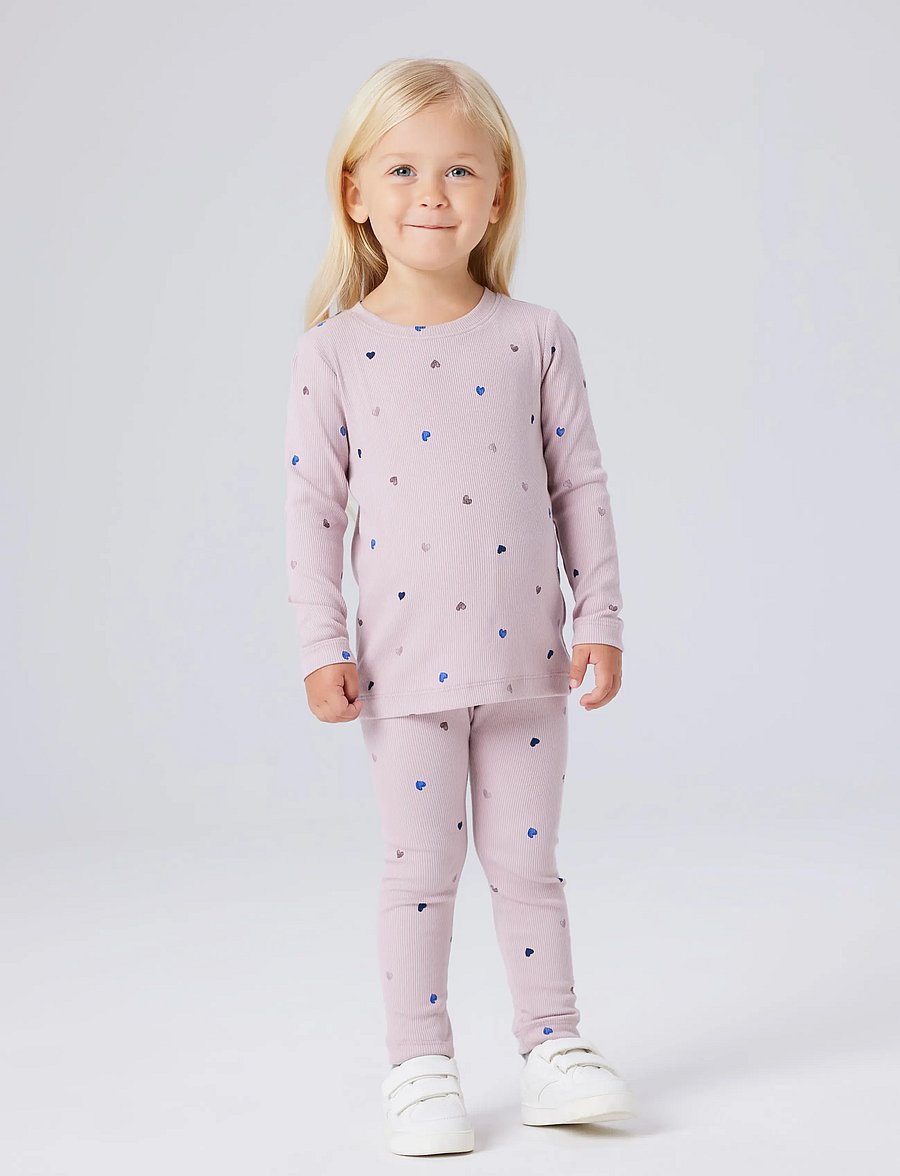 name it - NMFNUTTI LEGGING NOOS - leggings - burnished lilac - 3