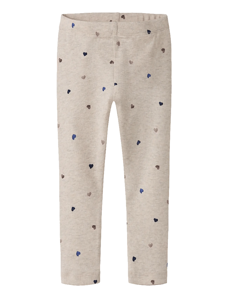 name it - NMFNUTTI LEGGING NOOS - leggings - peyote melange - 1