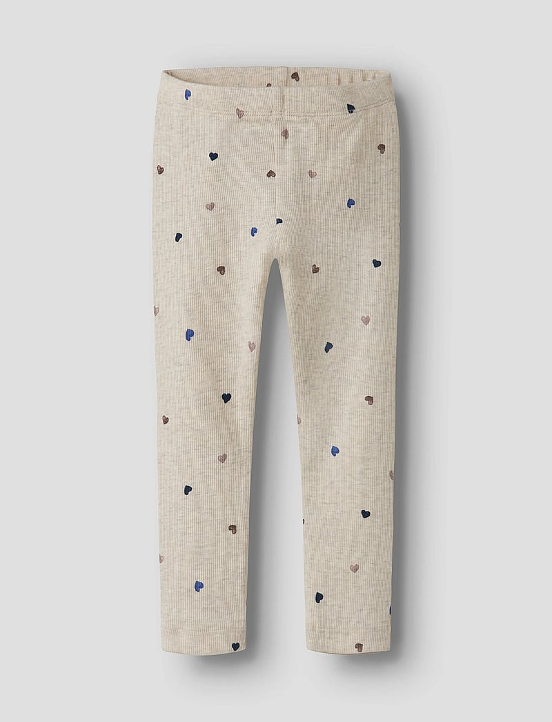 name it - NMFNUTTI LEGGING NOOS - leggings - peyote melange - 0