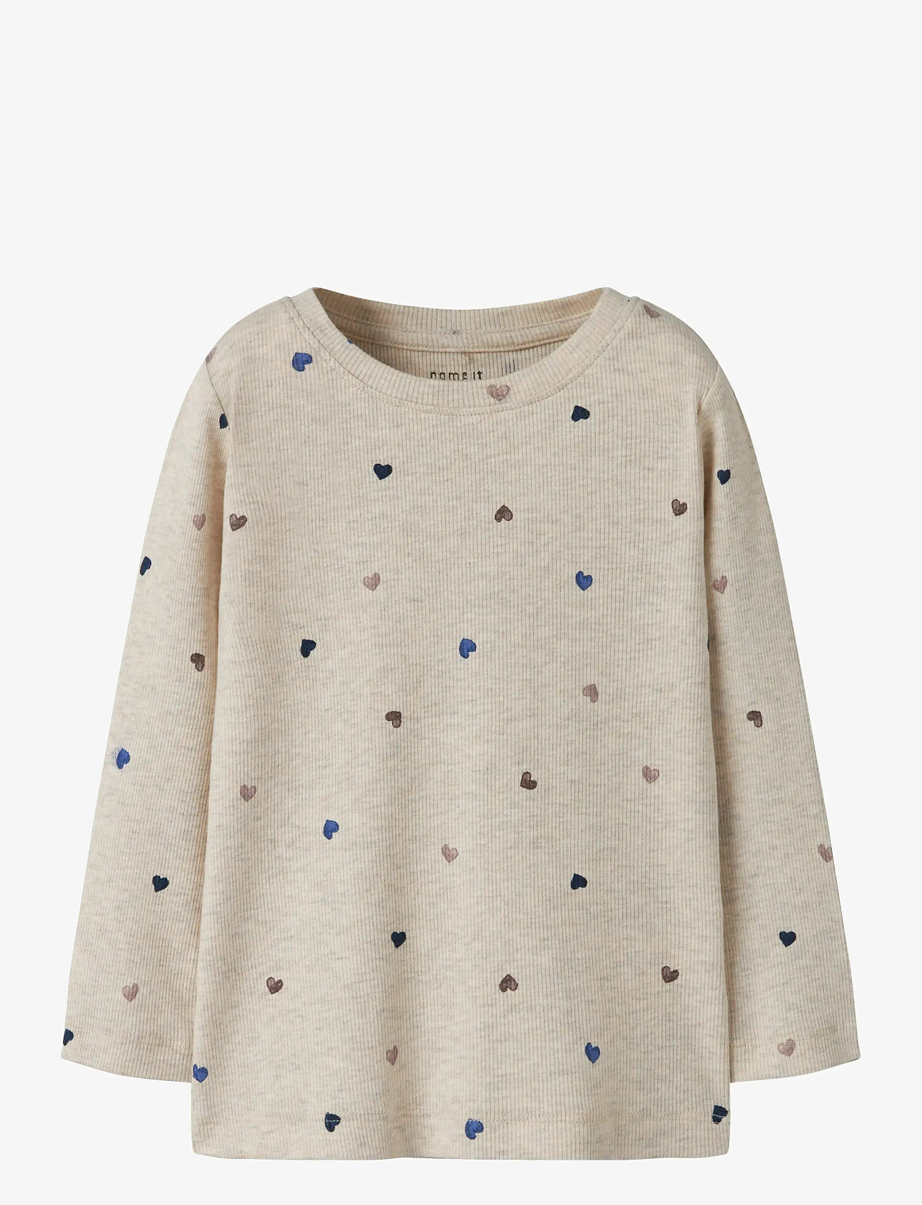name it - NMFNUTTI LS TOP NOOS - sügisesed riided - peyote melange - 0