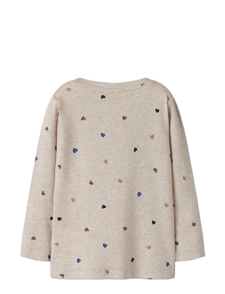 name it - NMFNUTTI LS TOP NOOS - langärmelig - peyote melange - 1