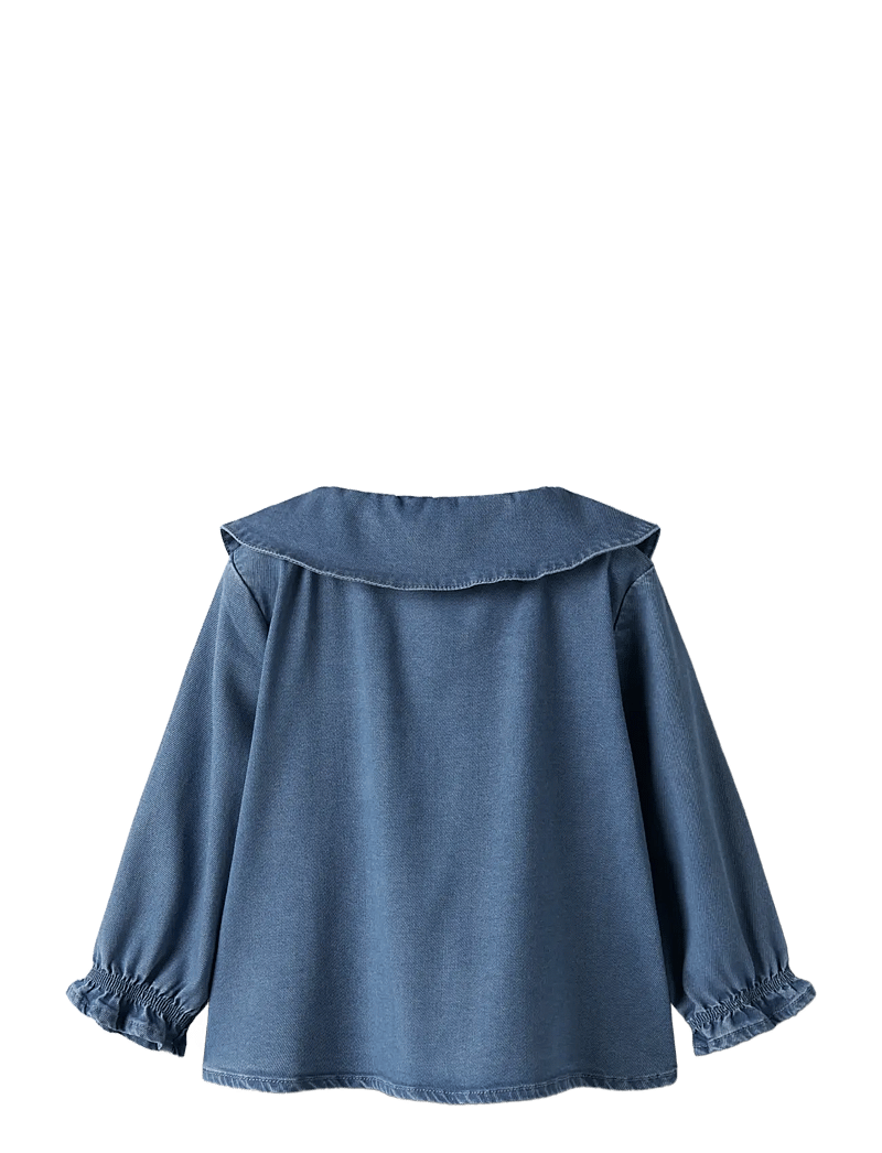 name it - NMFSOPHY LS DNM SHIRT 2533-YB T - long-sleeved shirts - medium blue denim - 1